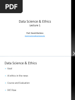 Data Science Ethics - Lecture 1