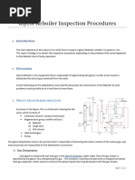 Glycol Reboiler Inspection Steps