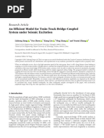 An Efficient Model For Train-Track-Bridge-Coupled