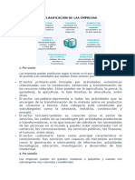 Clasificacion de Las Empresas