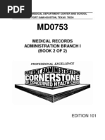 US Army Medical Course MD0753-101 Book2 - Medical Records Administration Branch