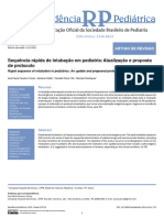 Sequência Rápida de Intubação em Pediatria: Atualização e Proposta de Protocolo