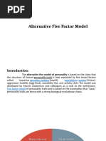 Alternative Five Factor Model