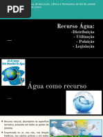 Recurso Água:: Distribuição Utilização Poluição Legislação