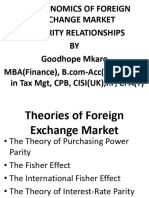 Parity Relationships in The Forex Market FN 300-1