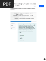 IBM Technology Lifecycle Services Level 1 Quiz - Attempt Review