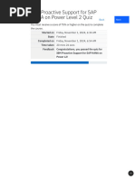 IBM Proactive Support For SAP HANA On Power Level 2 Quiz - Attempt Review
