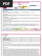 Programa Analitico de Escuela