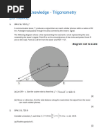 3.1 Presumed Knowledge - Trigonometry