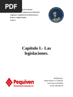 Capítulo I. - Las Legislaciones.