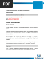 Template para Entrega de Atividade Extensionistas - Natal - Solidário