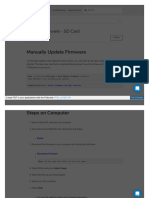 Update Firmware - SD Card