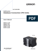 Database Connection CPU Units: User's Manual