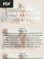 El Encuentro de La Mujer Samaritana Con Jesus