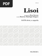 KEN STEVEN Lisoi (BMS Ed) (SATB) - PERUSAL