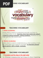 Chapter 5-Teaching Vocabulary