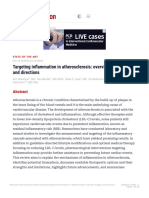 Targeting Inflammation in Atherosclerosis - Overview, Strategy and Directions E