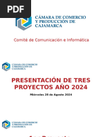 Presentación PLAN DE TRABAJO EXPOFERIA INNOVATEC AÑO 2024 28 Agosto 24