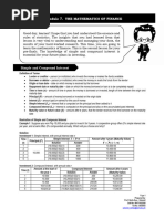 Module 7 - Mathematics of Finance