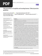 Worldviews Ev Based Nurs - 2022 - Schoberer - Fall Prevention in Hospitals and Nursing Homes Clinical Practice Guideline