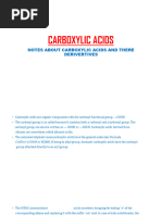 Carboxylic Acids