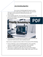 Priority Scheduling Algorithm