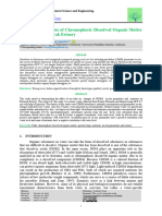 Time Series Analysis of Chromophoric Dissolved Organic Matter (CDOM) at Perancak Estuary