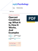 Operant Conditioning in Psychology - B.F. Skinner Theory