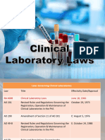 Clinical Laboratory Laws