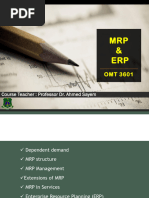 MRP and ERP