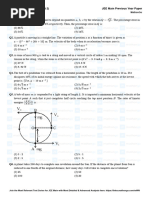 JEE Main 2024 (29 Jan Shift 2) Previous Year Paper With Answer Keys - MathonGo