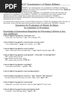 ARAMCO Examination Evaluation