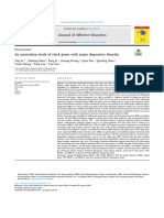 An Association Study of Clock Genes With Major Depressive Disorder