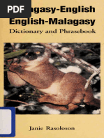 Malagasy English English Malagasy Dictionary and Phrasebook 078180843x Compress