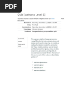 Quiz (Watsonx Level 1) - Attempt Review