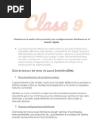 Subje. Clase 9 - Cambios en Las Configuraciones Familiares y Sociales.