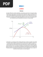 La Derivada TEORIA