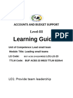 Learninig Module 01