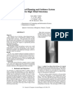 A Surgical Planning and Guidance System For High Tibial Osteotomy