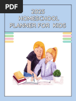 2025 Homeschool Planner For Kids