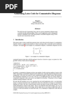 Generating Latex Code For Commutative Diagrams