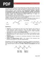 Module 1-Unit 1-Polymers Engineering Chemistry: Polus Meros