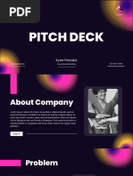 Purple Modern Pitch Deck Presentation