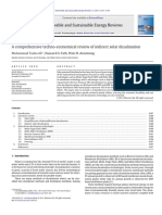 A Comprehensive Techno-Economical Review of Indirect Solar Desalination