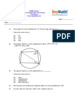 Class 9 Maths Circles Worksheet-5