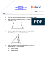 Class 9 Quadrilatrals Worksheet 1