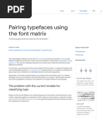 Pairing Typefaces Using The Font Matrix - Fonts Knowledge - Google Fonts