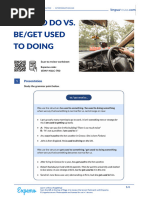 Used To Do Vs Be Get Used To Doing British English Student B1 B2