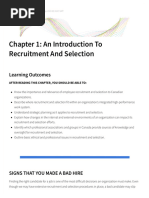 Chapter 1 - An Introduction To Recruitment and Selection