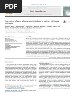 Assessment of Early Atherosclerotic Findings in Patients With Nasal